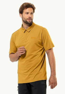 Jack Wolfskin Delgami Polo M|Heren Lifestyle|Functionele Shirts