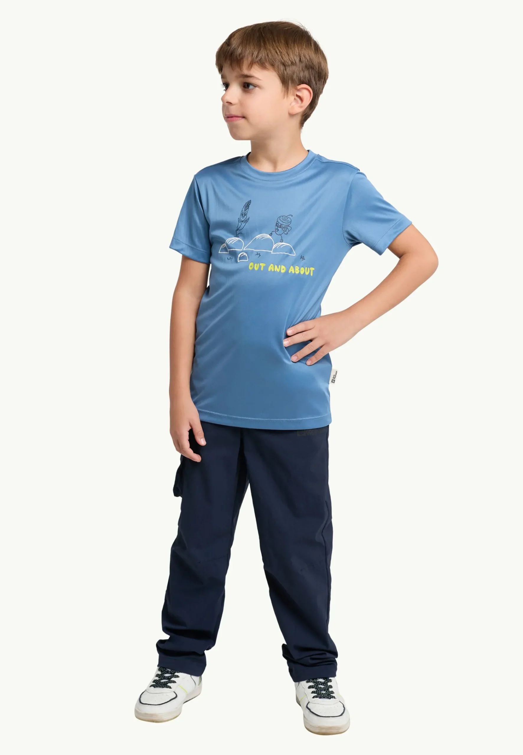 Jack Wolfskin Desert Pants K|Kinderen Casual Broeken|Wandelbroeken