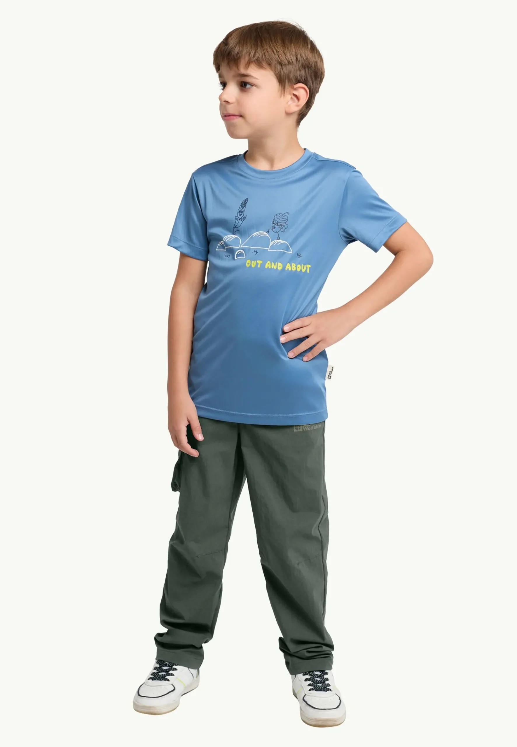 Jack Wolfskin Desert Pants K|Kinderen Casual Broeken|Wandelbroeken