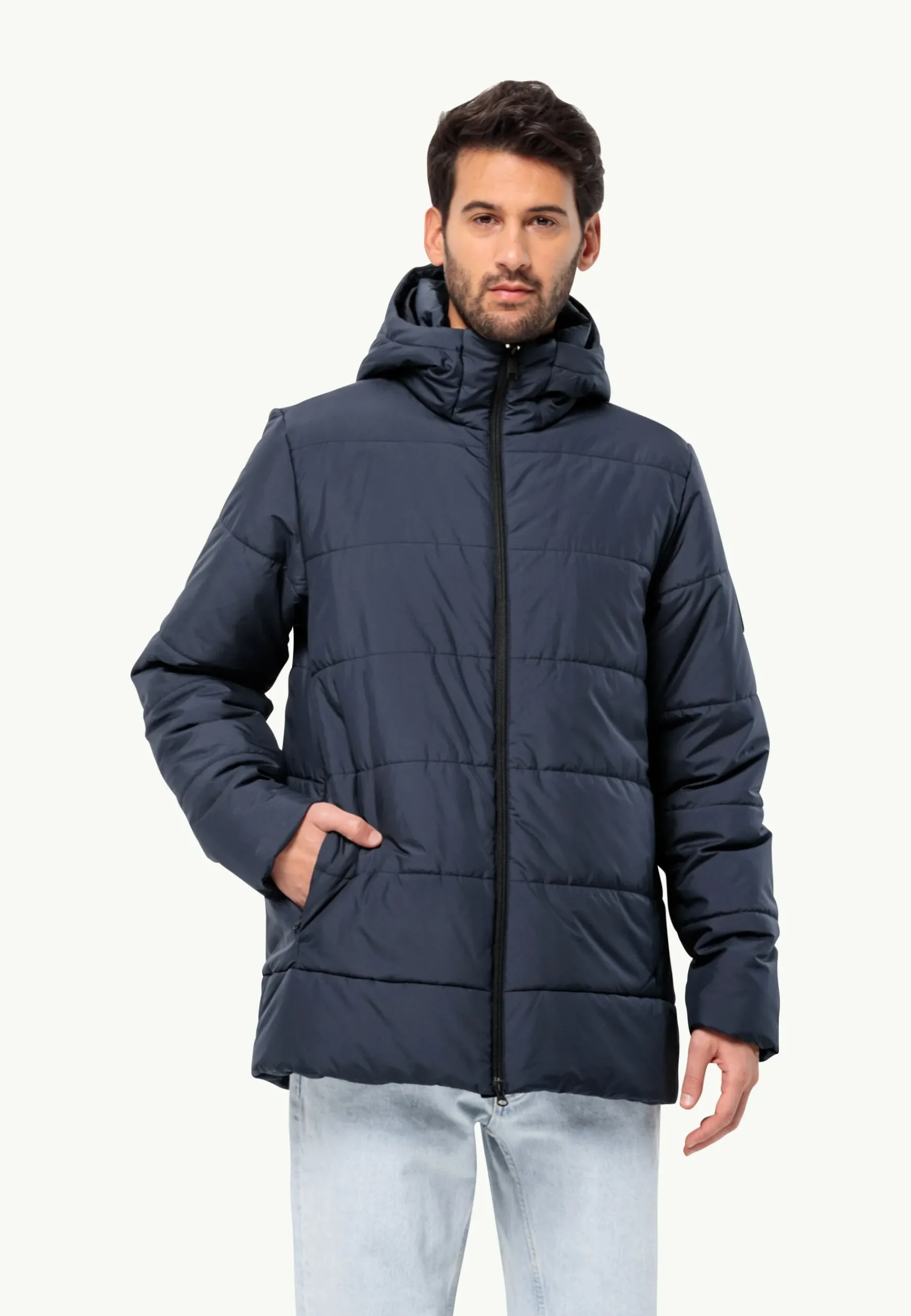 Jack Wolfskin Deutzer Long Jkt M|Heren Lifestyle|Voor- En Najaarsjacks/-Jassen