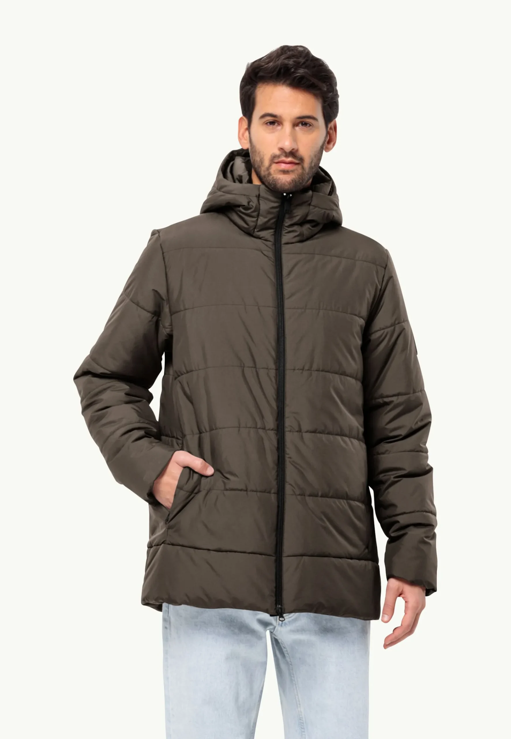 Jack Wolfskin Deutzer Long Jkt M|Heren Lifestyle|Voor- En Najaarsjacks/-Jassen