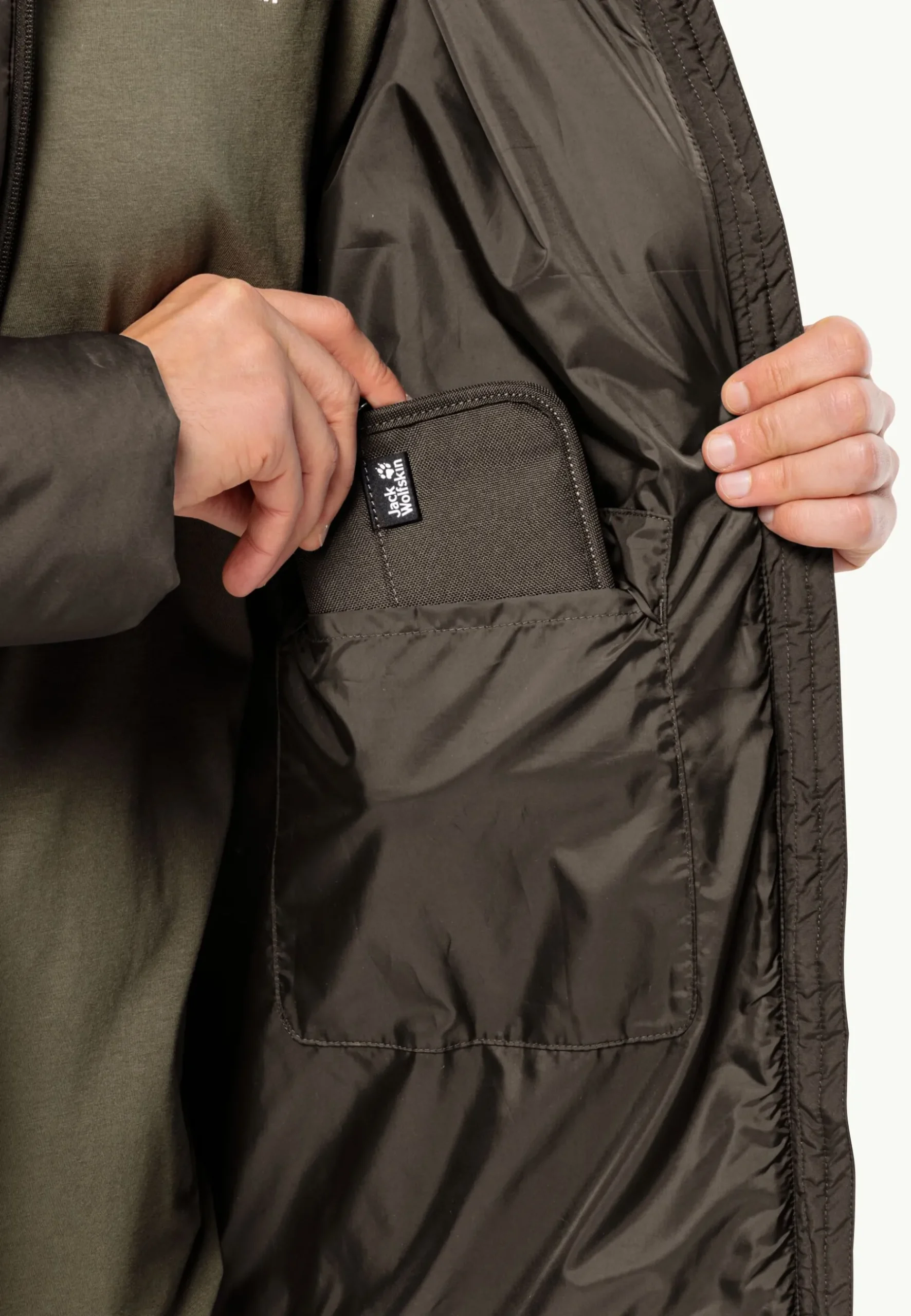 Jack Wolfskin Deutzer Long Jkt M|Heren Lifestyle|Voor- En Najaarsjacks/-Jassen