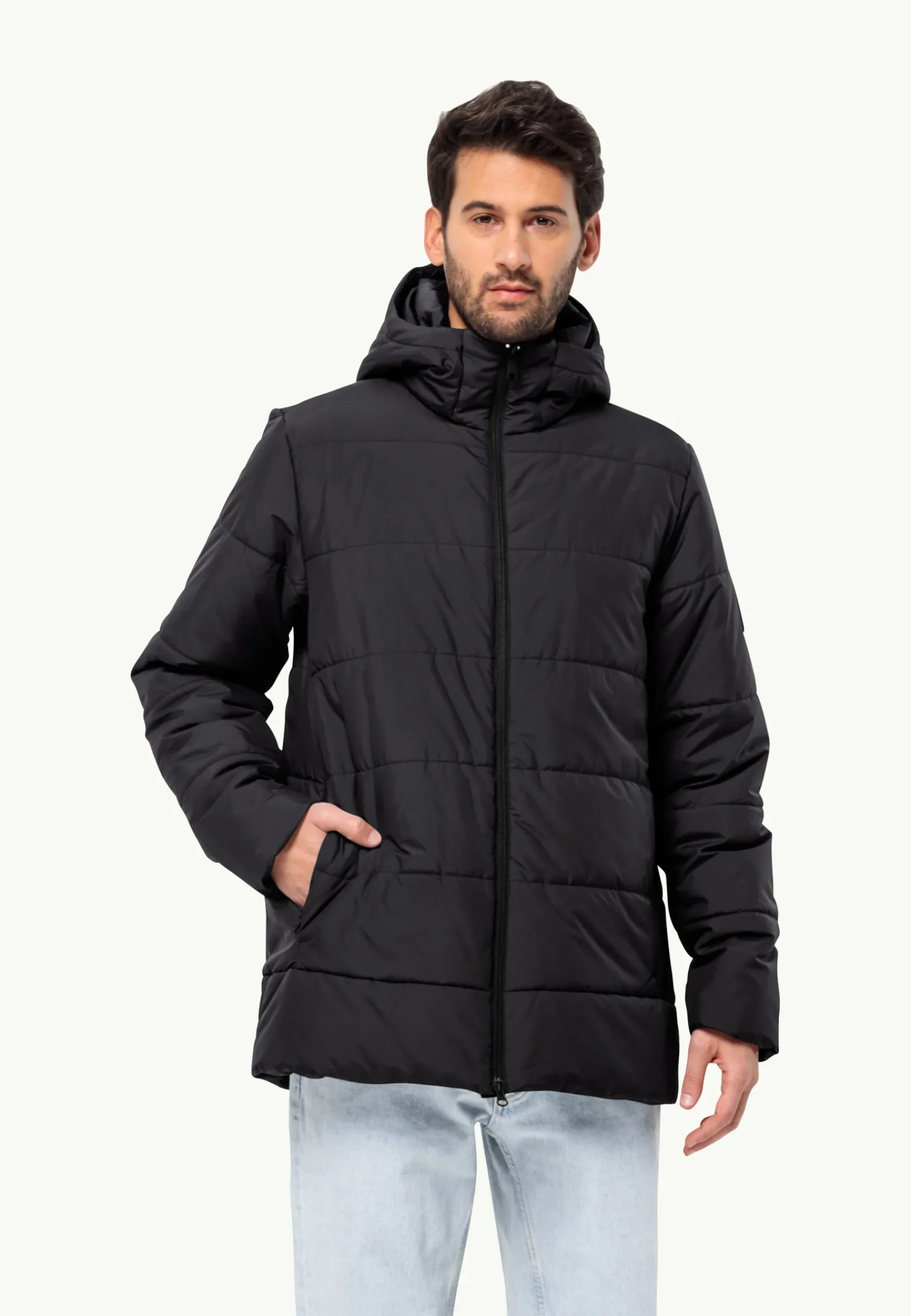 Jack Wolfskin Deutzer Long Jkt M|Heren Lifestyle|Voor- En Najaarsjacks/-Jassen