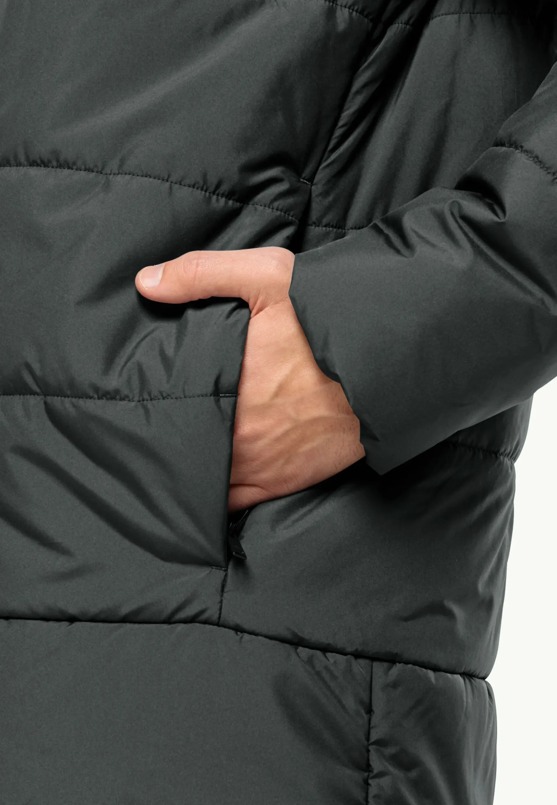 Jack Wolfskin Deutzer Long Jkt M|Heren Lifestyle|Voor- En Najaarsjacks/-Jassen
