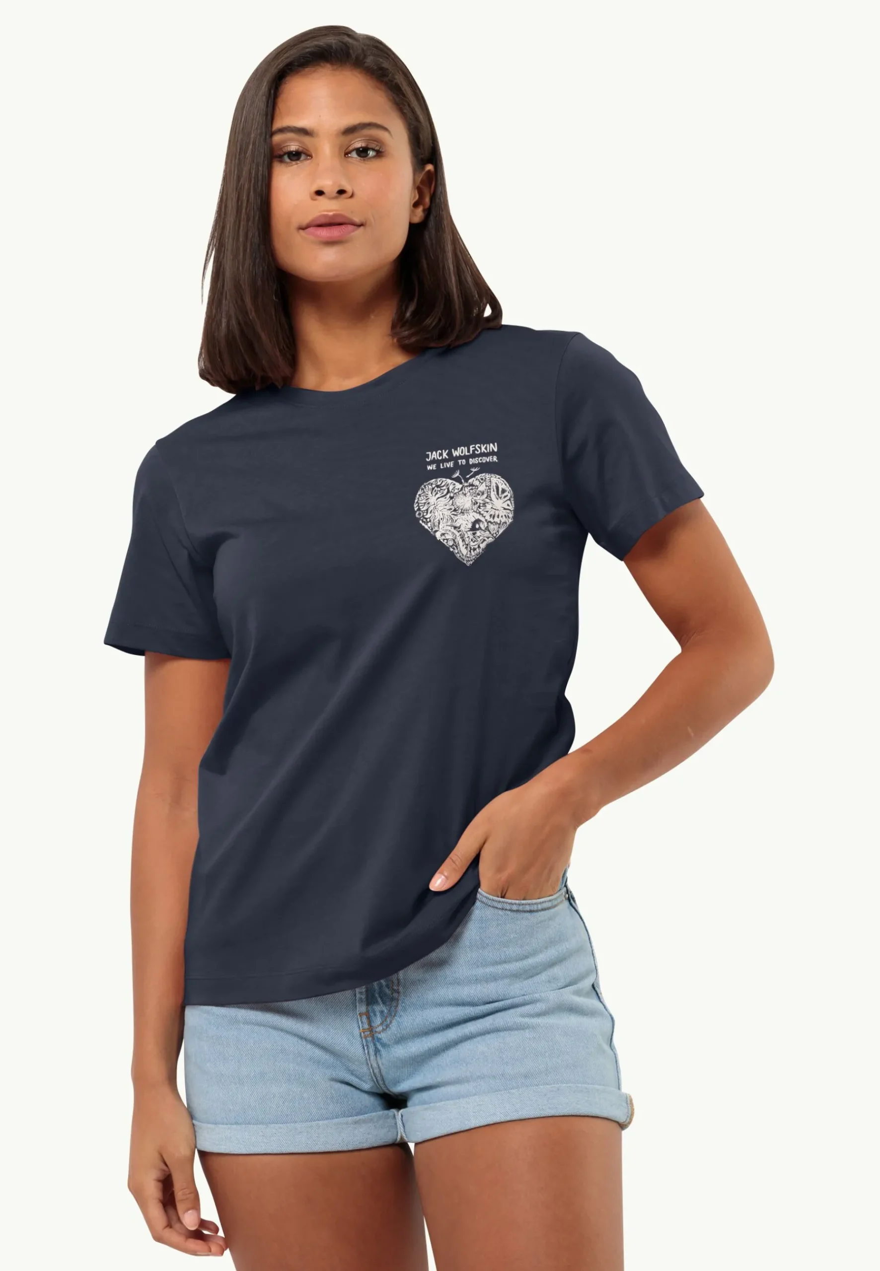 Jack Wolfskin Discover Heart T W|DAMES Lifestyle|T-Shirts & Longsleeves