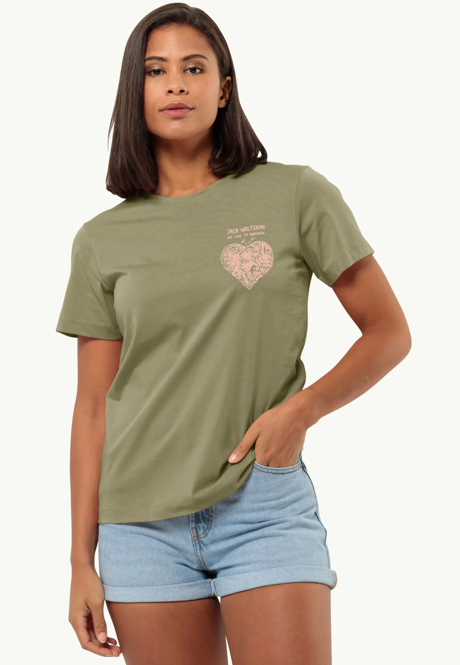 Jack Wolfskin Discover Heart T W|DAMES Lifestyle|T-Shirts & Longsleeves