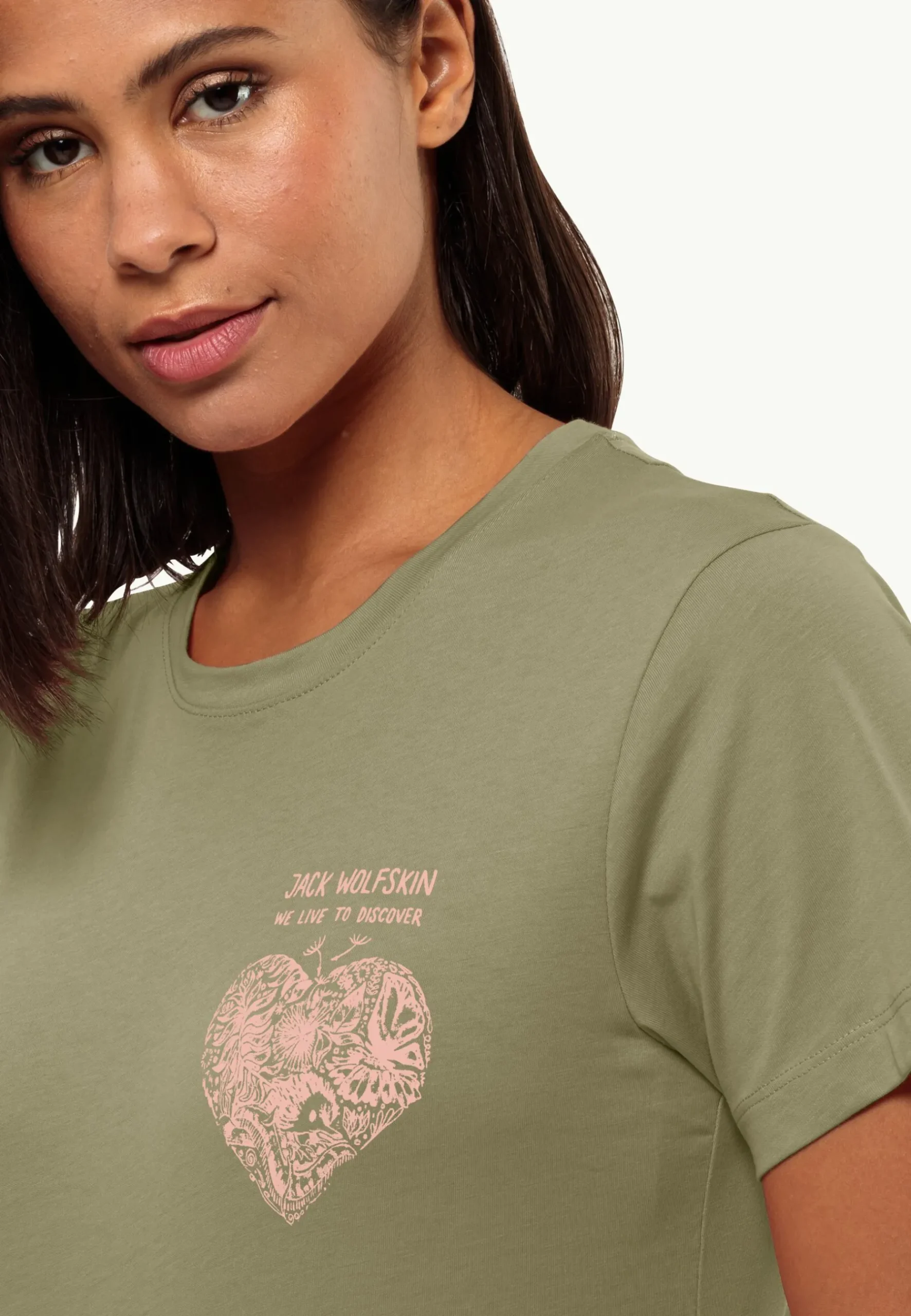 Jack Wolfskin Discover Heart T W|DAMES Lifestyle|T-Shirts & Longsleeves