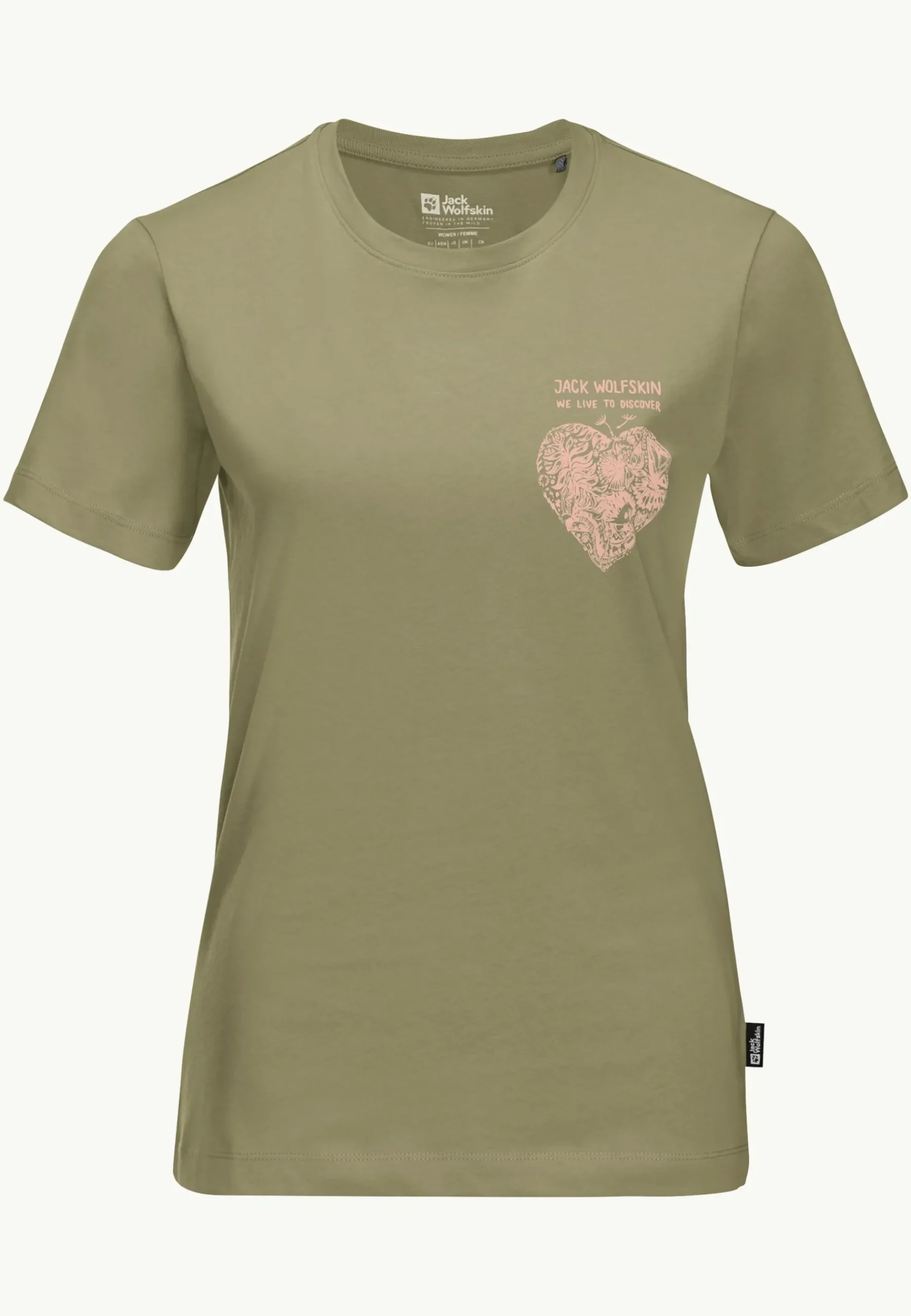 Jack Wolfskin Discover Heart T W|DAMES Lifestyle|T-Shirts & Longsleeves