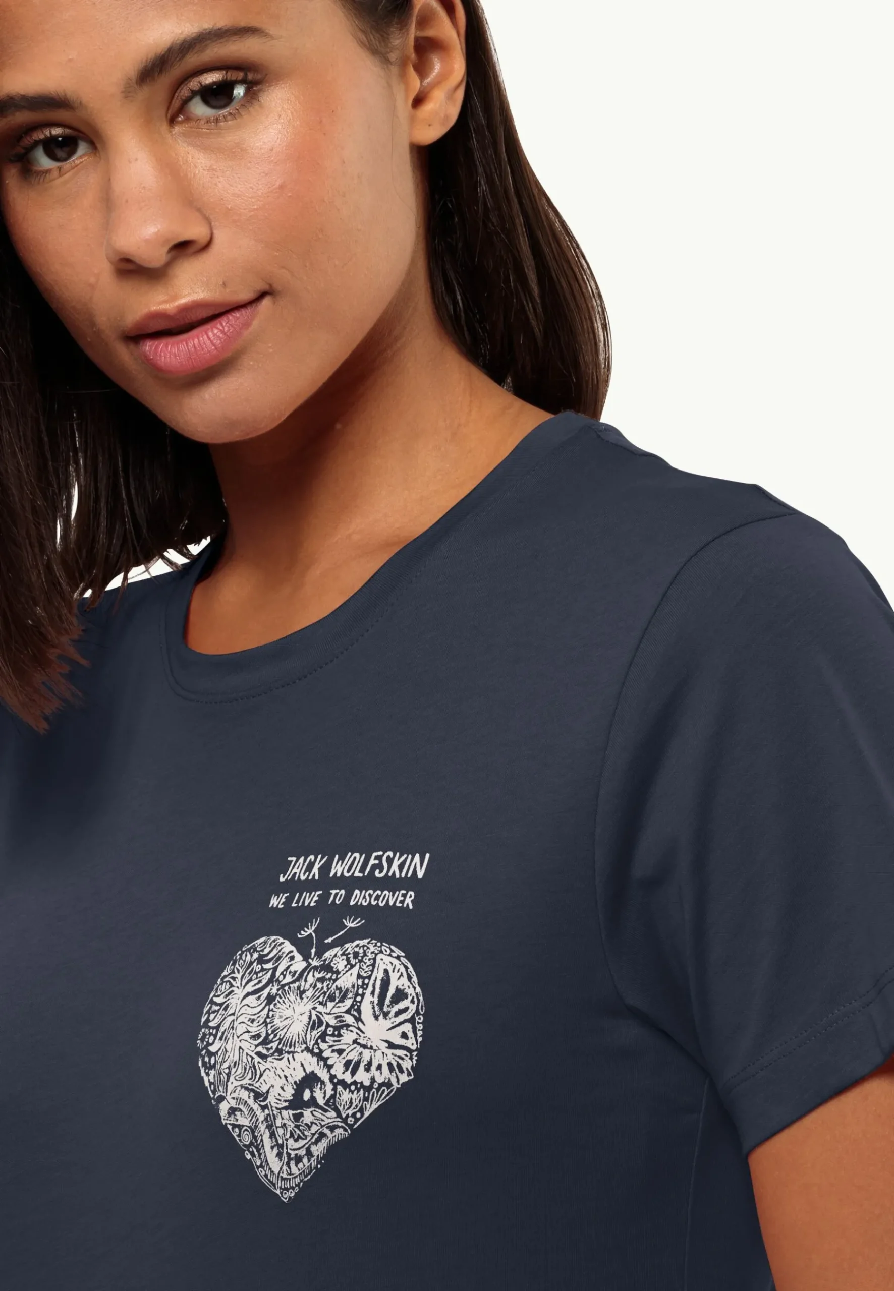 Jack Wolfskin Discover Heart T W|DAMES Lifestyle|T-Shirts & Longsleeves