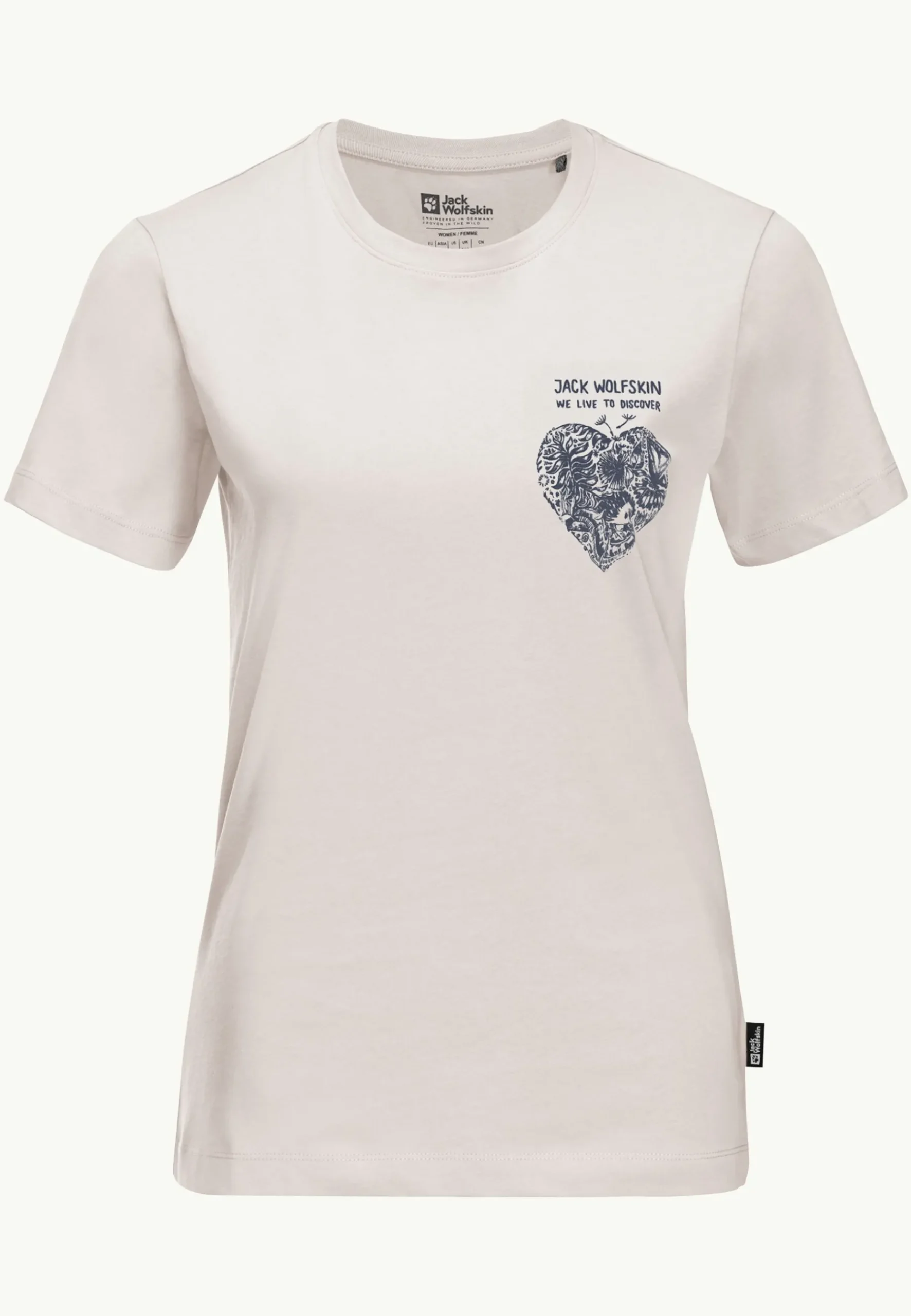 Jack Wolfskin Discover Heart T W|DAMES Lifestyle|T-Shirts & Longsleeves