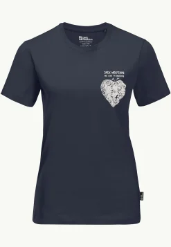 Jack Wolfskin Discover Heart T W|DAMES Lifestyle|T-Shirts & Longsleeves
