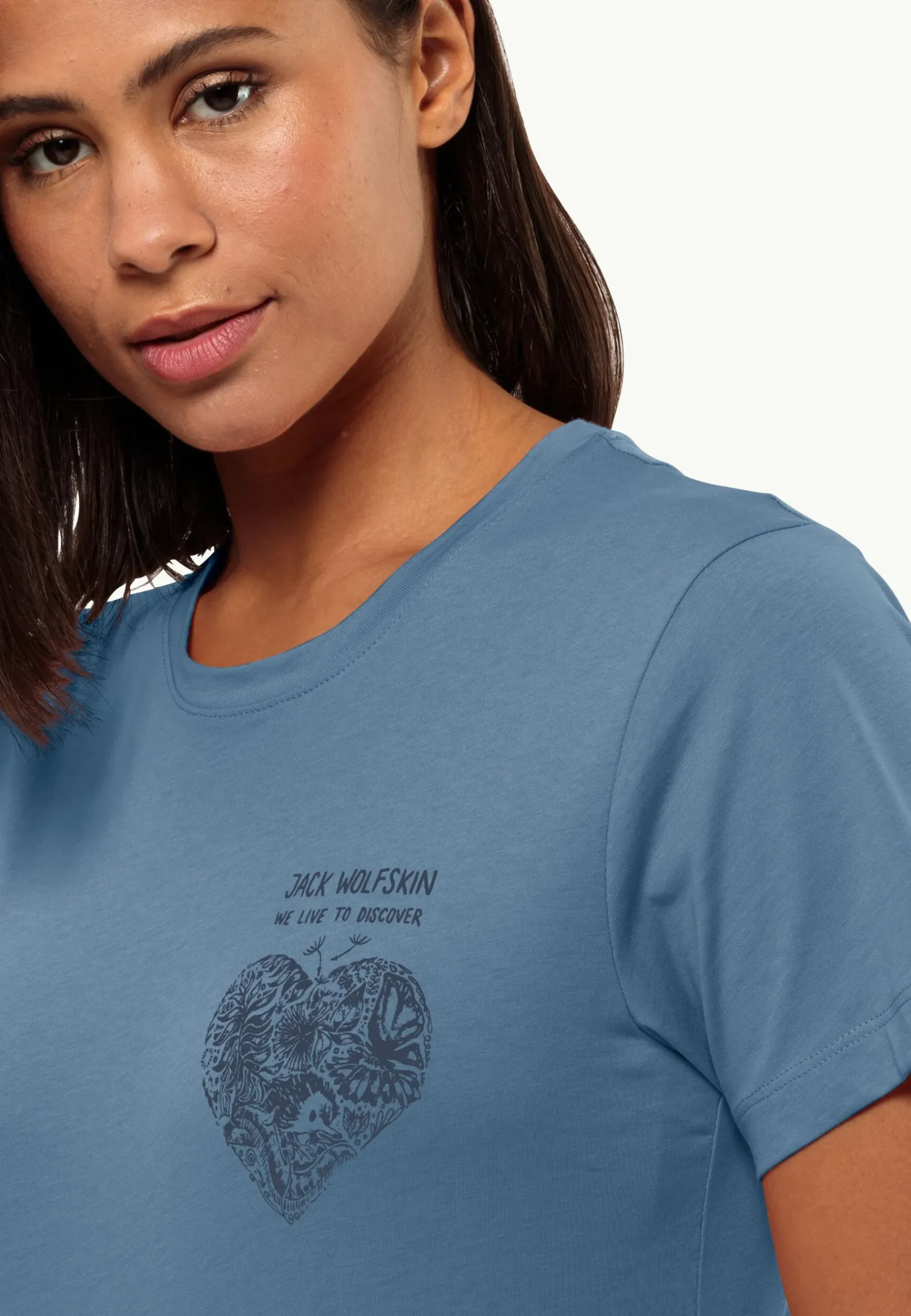 Jack Wolfskin Discover Heart T W|DAMES Lifestyle|T-Shirts & Longsleeves