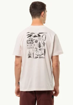 Jack Wolfskin Discover T M|Heren Lifestyle|T-Shirts & Longsleeves