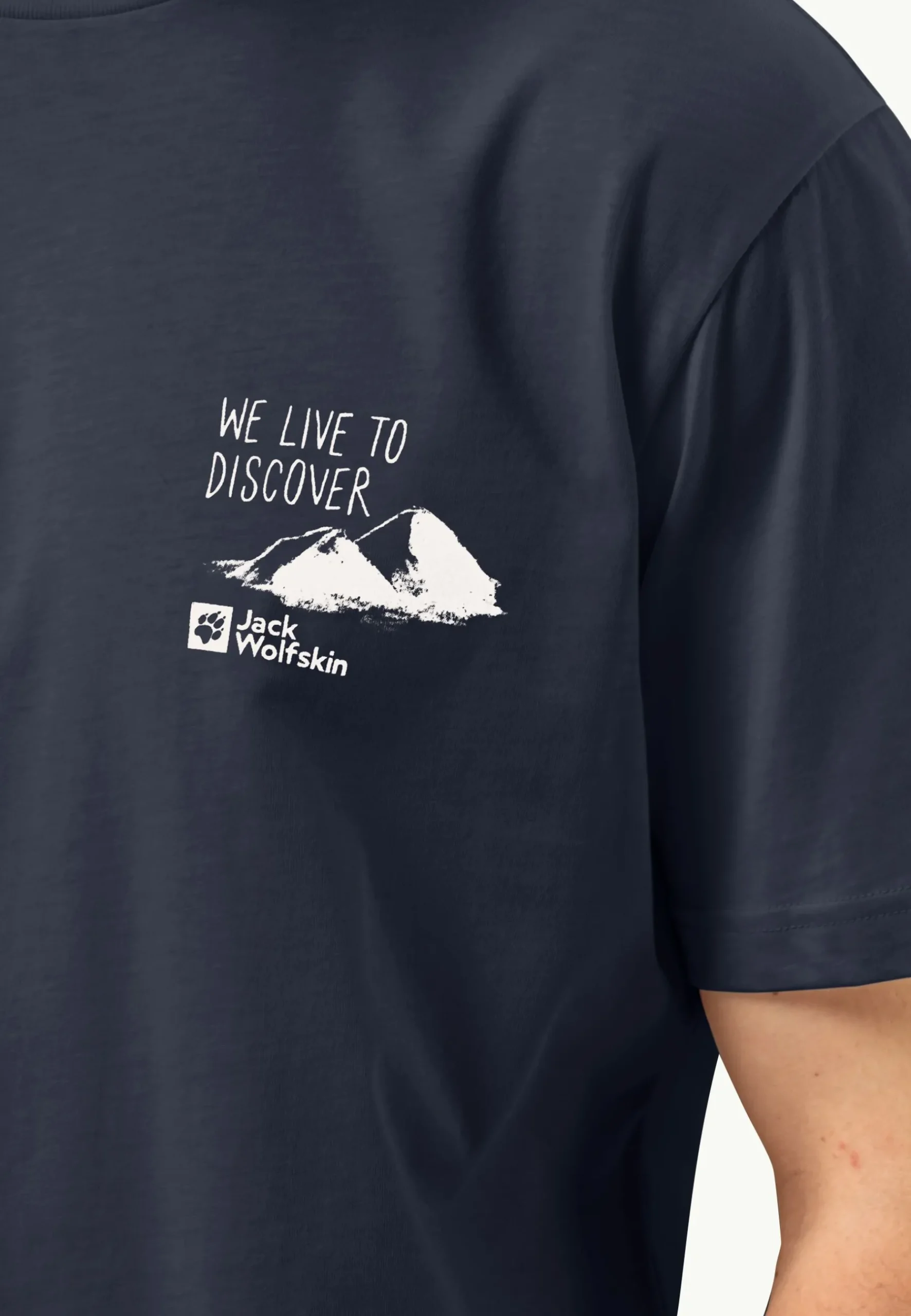 Jack Wolfskin Discover T M|Heren Lifestyle|T-Shirts & Longsleeves