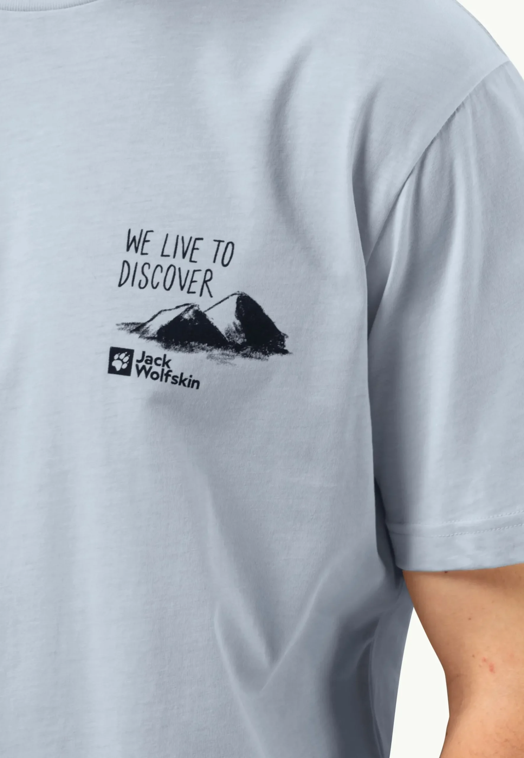 Jack Wolfskin Discover T M|Heren Lifestyle|T-Shirts & Longsleeves