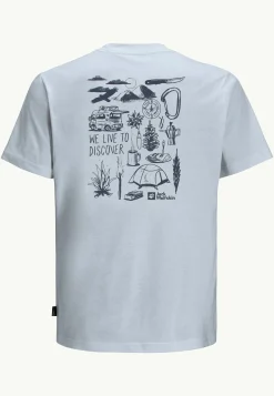 Jack Wolfskin Discover T M|Heren Lifestyle|T-Shirts & Longsleeves