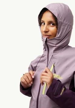 Jack Wolfskin Eagle Peak 2l Jkt W|DAMES Voor- En Najaarsjacks/-Jassen|Regenjacks