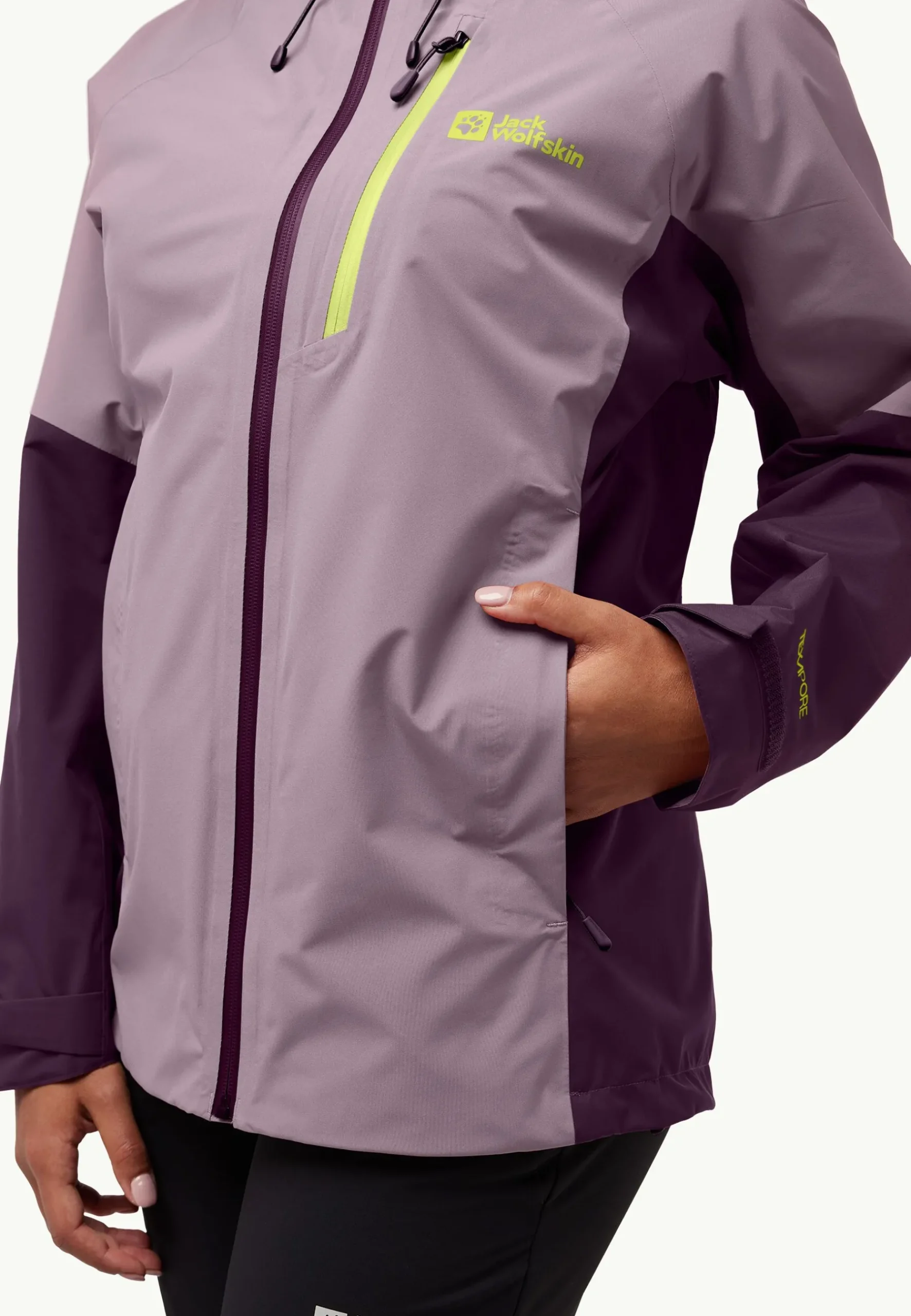 Jack Wolfskin Eagle Peak 2l Jkt W|DAMES Voor- En Najaarsjacks/-Jassen|Regenjacks