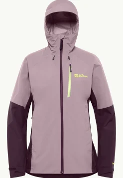Jack Wolfskin Eagle Peak 2l Jkt W|DAMES Voor- En Najaarsjacks/-Jassen|Regenjacks
