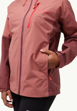 Jack Wolfskin Eagle Peak 2l Jkt W|DAMES Voor- En Najaarsjacks/-Jassen|Regenjacks