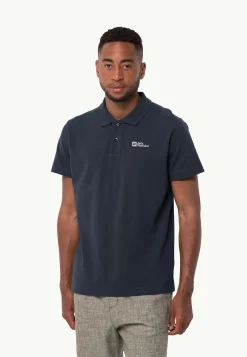 Jack Wolfskin Essential Polo M|Heren Lifestyle|Poloshirts