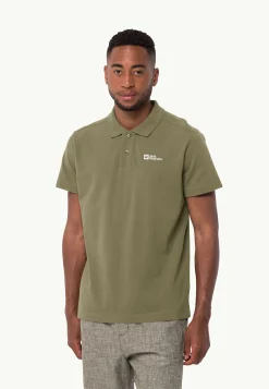 Jack Wolfskin Essential Polo M|Heren Lifestyle|Poloshirts