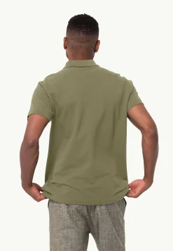 Jack Wolfskin Essential Polo M|Heren Lifestyle|Poloshirts