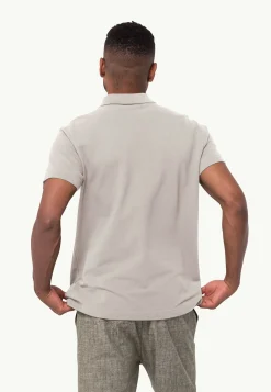 Jack Wolfskin Essential Polo M|Heren Lifestyle|Poloshirts