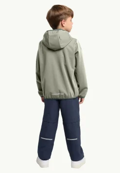 Jack Wolfskin Feldberg Hooded Jkt K|Kinderen Voor- En Najaarsjacks/-Jassen|Windjacks