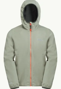 Jack Wolfskin Feldberg Hooded Jkt K|Kinderen Voor- En Najaarsjacks/-Jassen|Windjacks