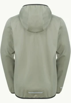 Jack Wolfskin Feldberg Hooded Jkt K|Kinderen Voor- En Najaarsjacks/-Jassen|Windjacks