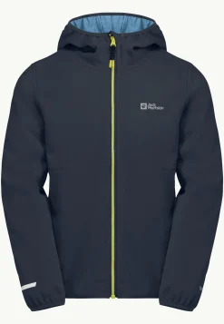 Jack Wolfskin Feldberg Hooded Jkt K|Kinderen Voor- En Najaarsjacks/-Jassen|Windjacks
