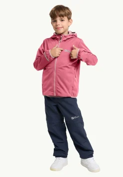 Jack Wolfskin Feldberg Hooded Jkt K|Kinderen Voor- En Najaarsjacks/-Jassen|Windjacks