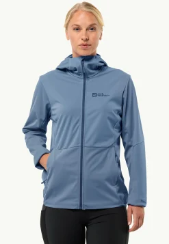 Jack Wolfskin Feldberg Hoody W|DAMES Wandelen|Voor- En Najaarsjacks/-Jassen