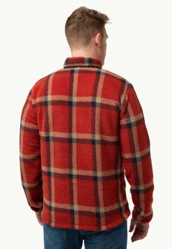 Jack Wolfskin Felslicht Check Jkt M|Heren Fleece|Hoodies & Pullovers