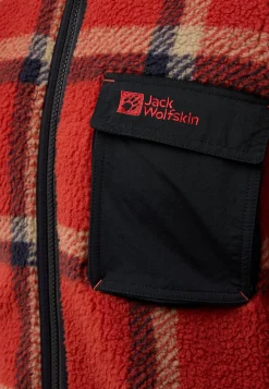 Jack Wolfskin Felslicht Check Jkt M|Heren Fleece|Hoodies & Pullovers