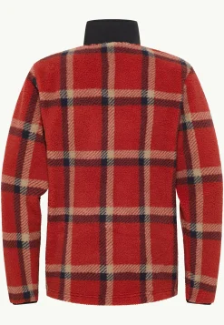 Jack Wolfskin Felslicht Check Jkt M|Heren Fleece|Hoodies & Pullovers