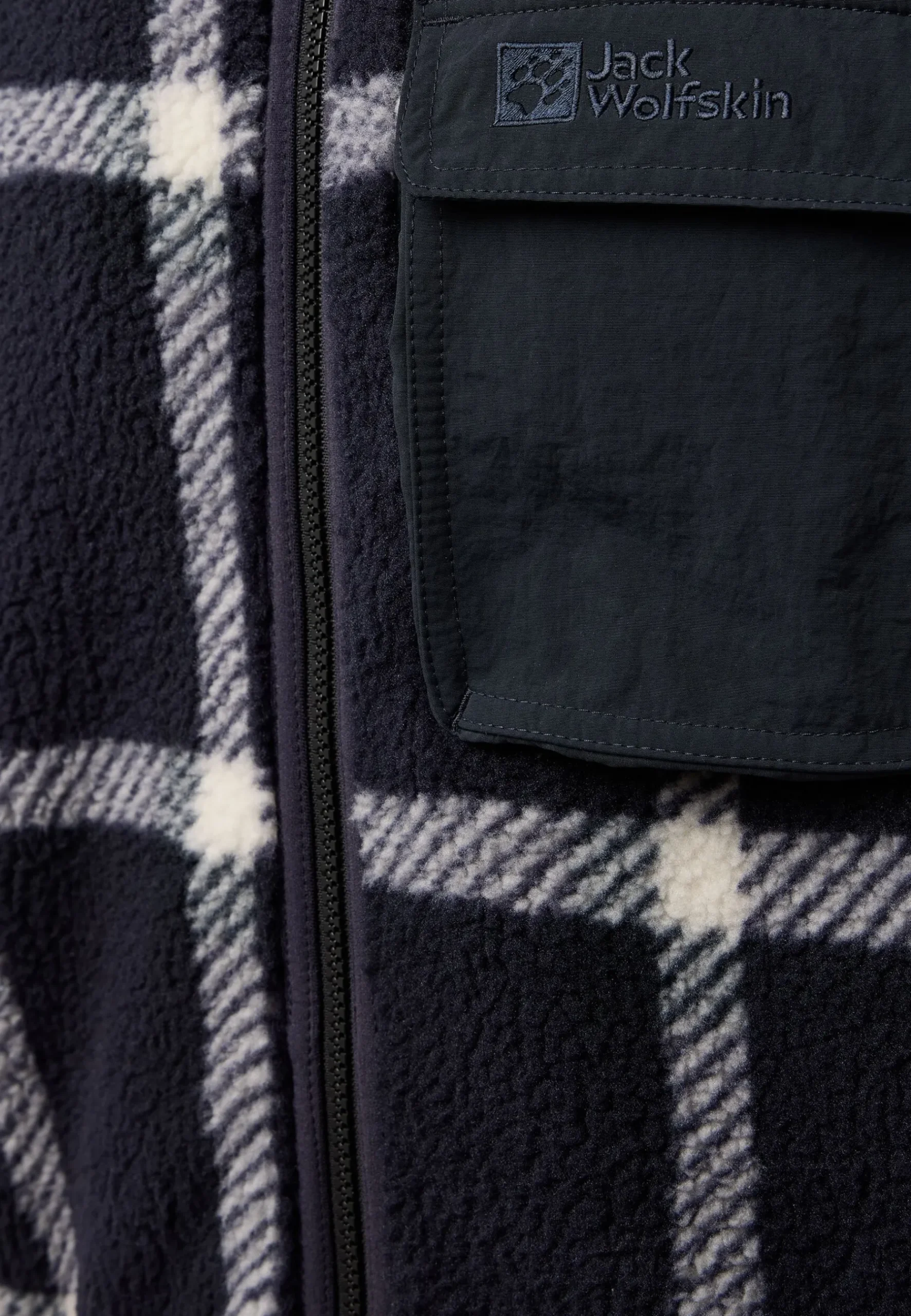 Jack Wolfskin Felslicht Check Vest M|Heren Fleece|Hoodies & Pullovers