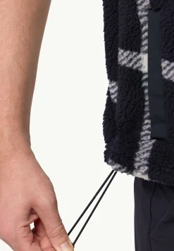 Jack Wolfskin Felslicht Check Vest M|Heren Fleece|Hoodies & Pullovers