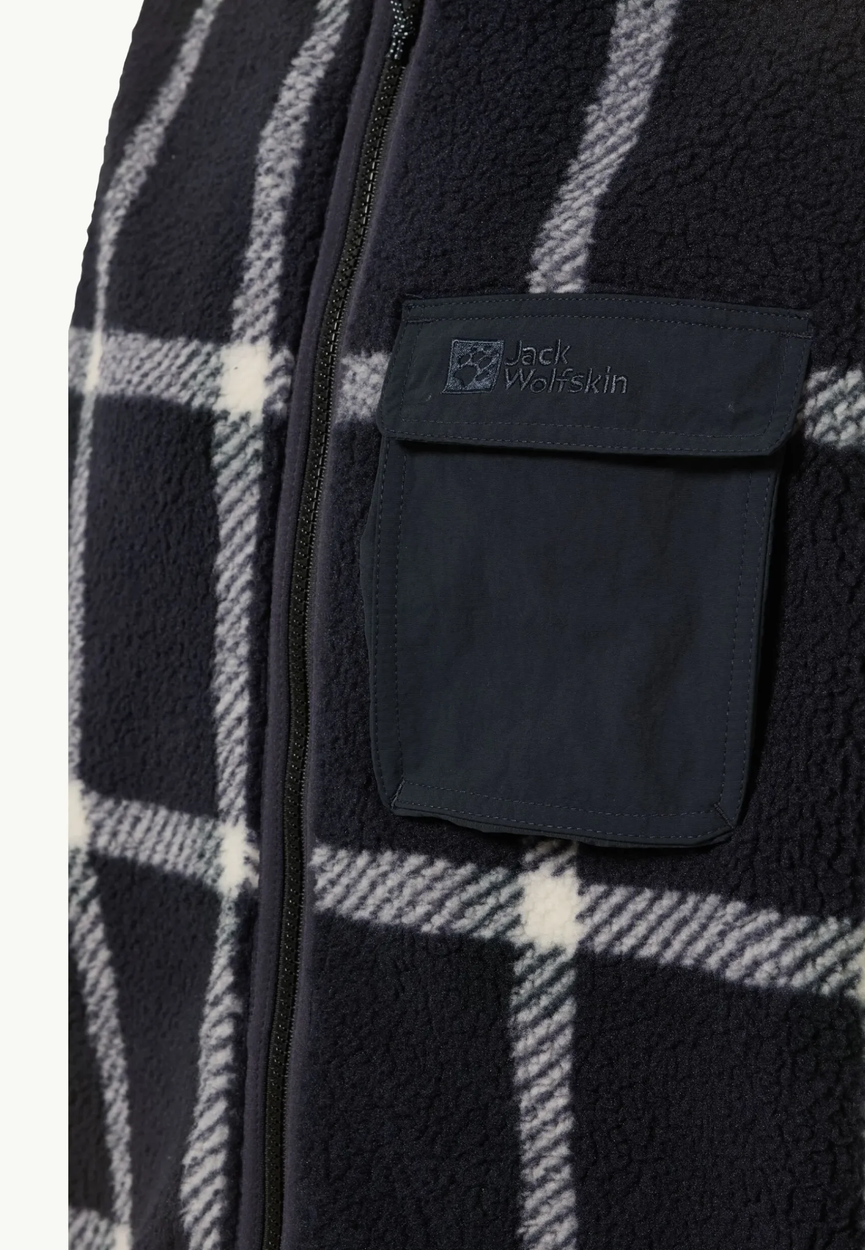 Jack Wolfskin Felslicht Check Vest M|Heren Fleece|Hoodies & Pullovers