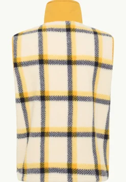 Jack Wolfskin Felslicht Check Vest M|Heren Fleece|Hoodies & Pullovers