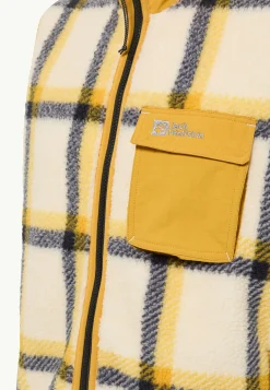 Jack Wolfskin Felslicht Check Vest M|Heren Fleece|Hoodies & Pullovers
