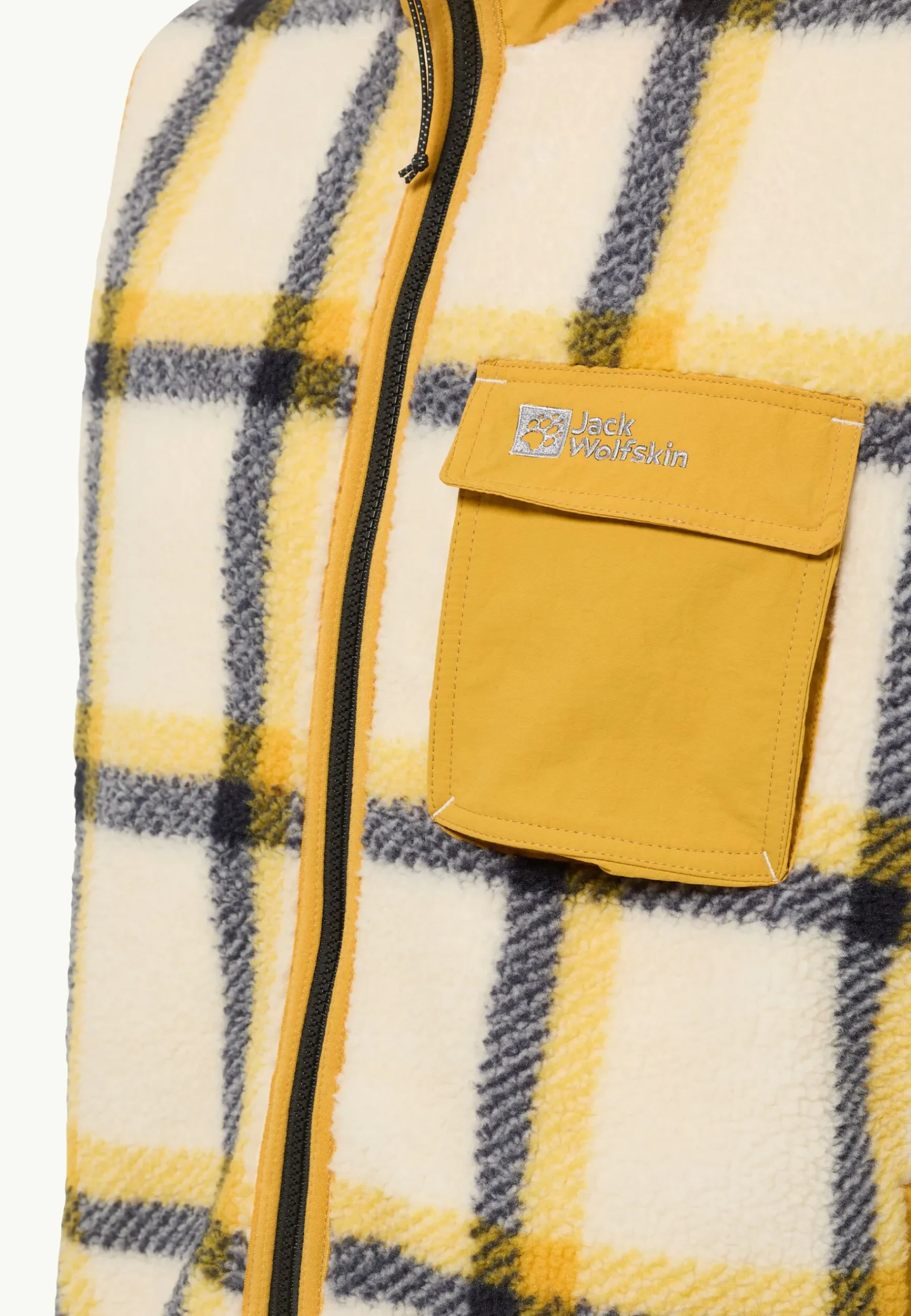Jack Wolfskin Felslicht Check Vest M|Heren Fleece|Hoodies & Pullovers