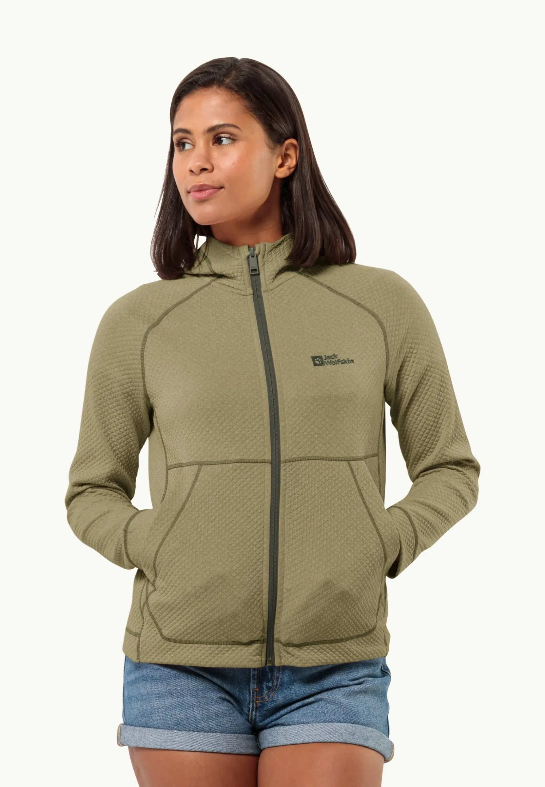 Jack Wolfskin Fernweh Hooded Jkt W|DAMES Lifestyle|Voor- En Najaarsjacks/-Jassen