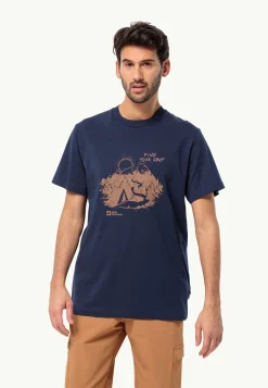 Jack Wolfskin Find Your Spot T M|Heren Lifestyle|T-Shirts & Longsleeves