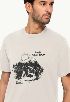 Jack Wolfskin Find Your Spot T M|Heren Lifestyle|T-Shirts & Longsleeves