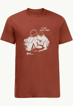 Jack Wolfskin Find Your Spot T M|Heren Lifestyle|T-Shirts & Longsleeves