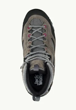 Jack Wolfskin Force Crest Texapore Mid W|DAMES Wandelschoenen|Waterdichte Schoenen