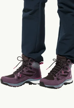 Jack Wolfskin Force Striker Texapore Mid W|DAMES Wandelschoenen|Waterdichte Schoenen