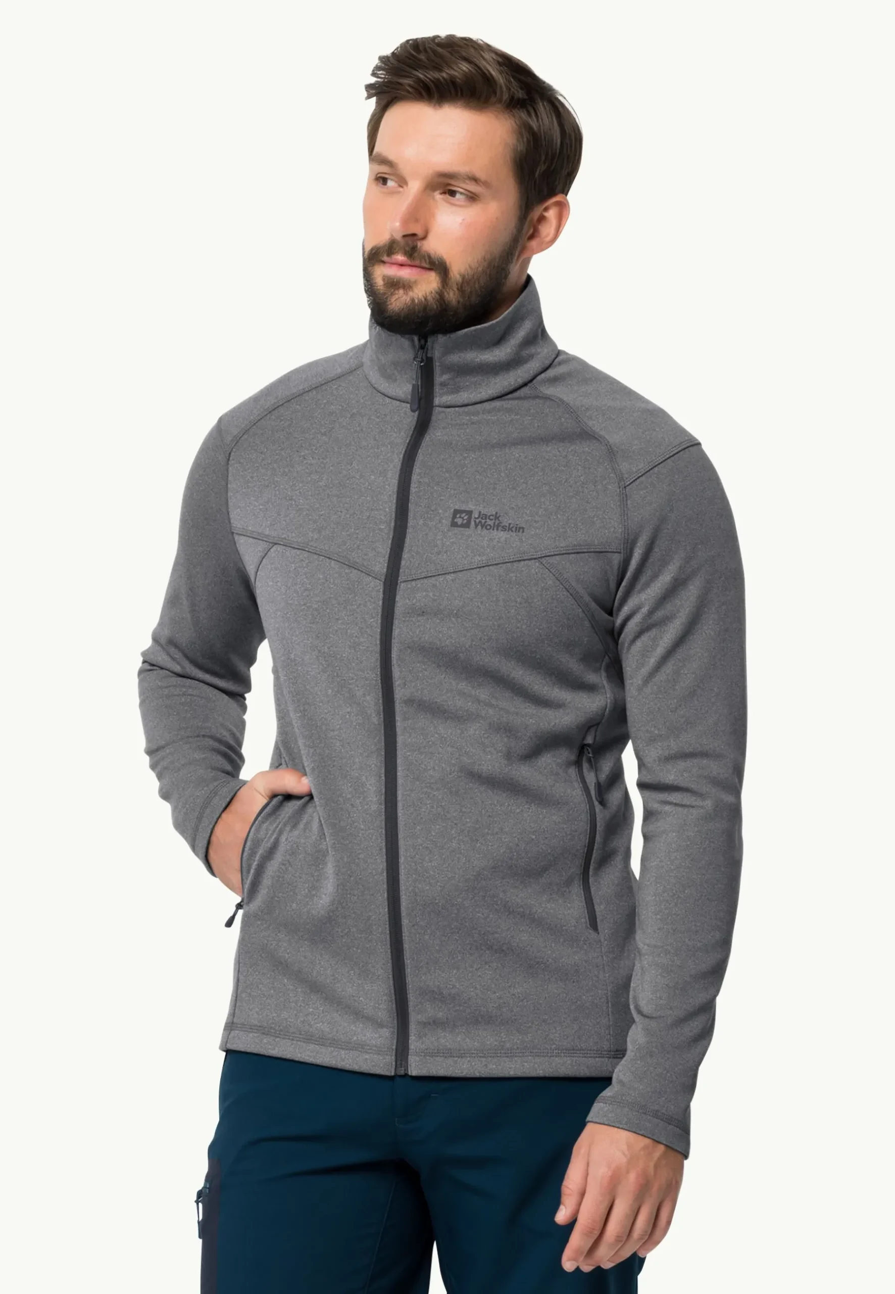 Jack Wolfskin Fortberg Fz M|Heren Wandelen|Voor- En Najaarsjacks/-Jassen